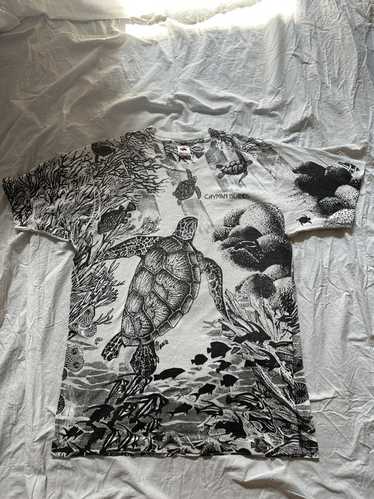 Vintage Caymen islands ALL OVER PRINT shirt