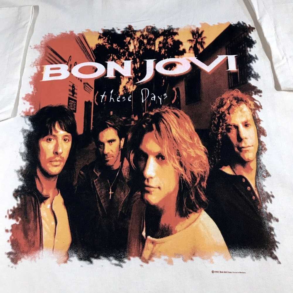 Band Tees × Bon Jovi × Vintage Bon Jovi these day… - image 3
