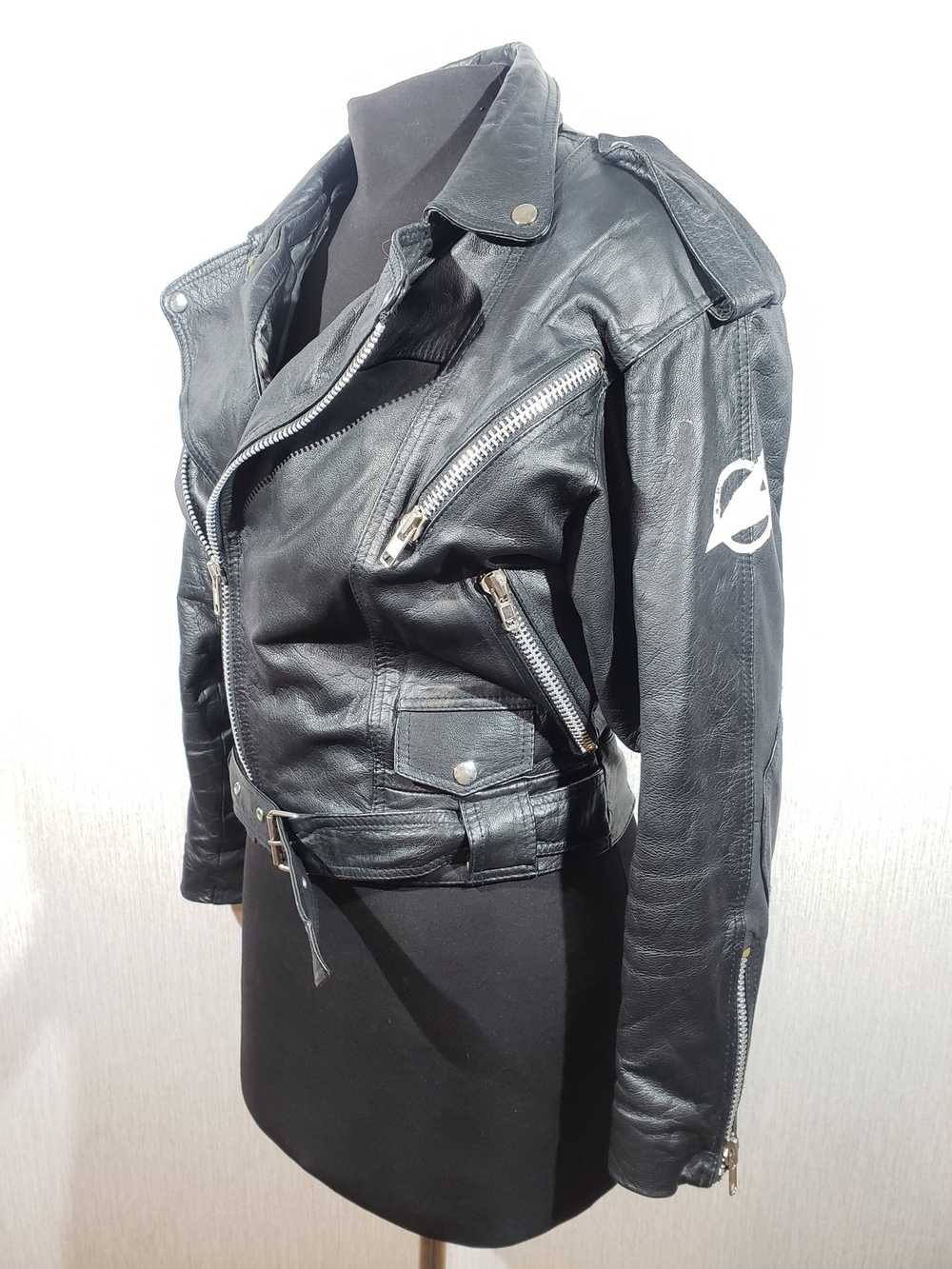 Designer × Leather Jacket Stylish men's leather b… - image 2