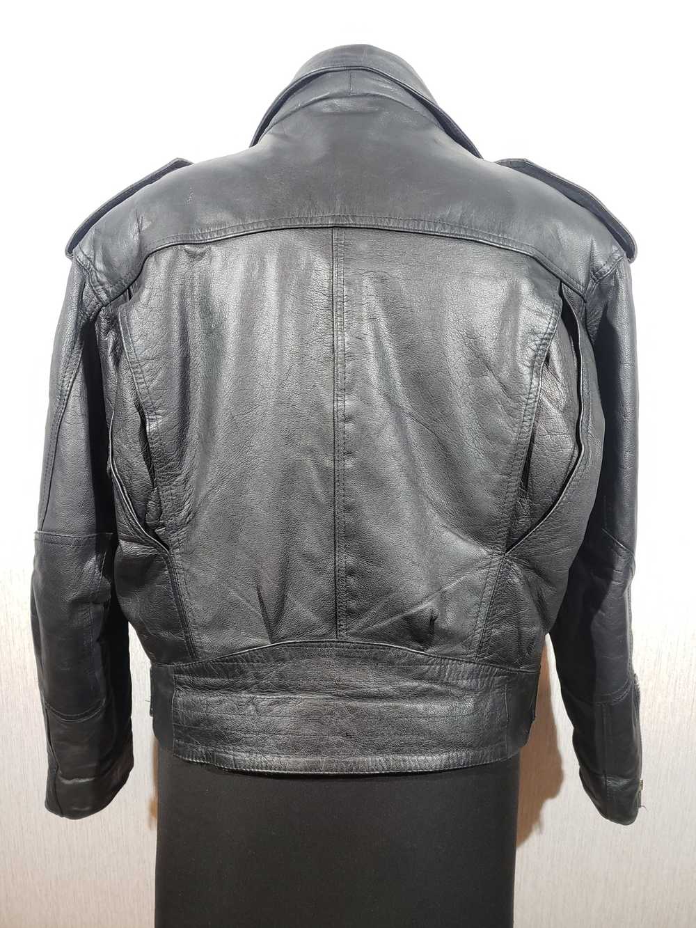 Designer × Leather Jacket Stylish men's leather b… - image 4