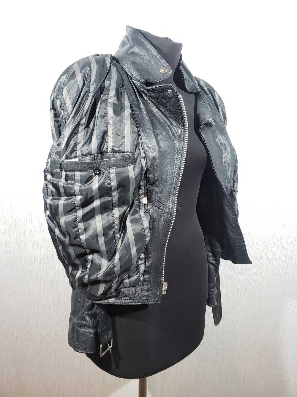 Designer × Leather Jacket Stylish men's leather b… - image 7