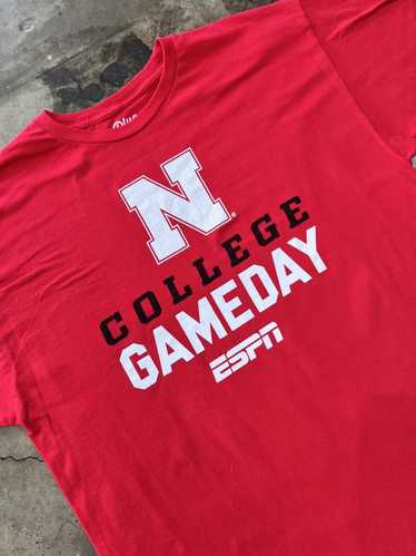 Ncaa Nebraska College Game Day ESPN Tee Sz. XL