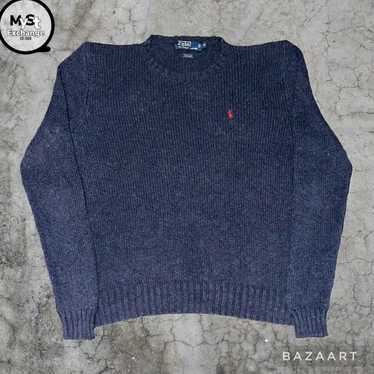 Polo Ralph Lauren Vintage 90s Polo Knit Sweater 🐎 - image 1