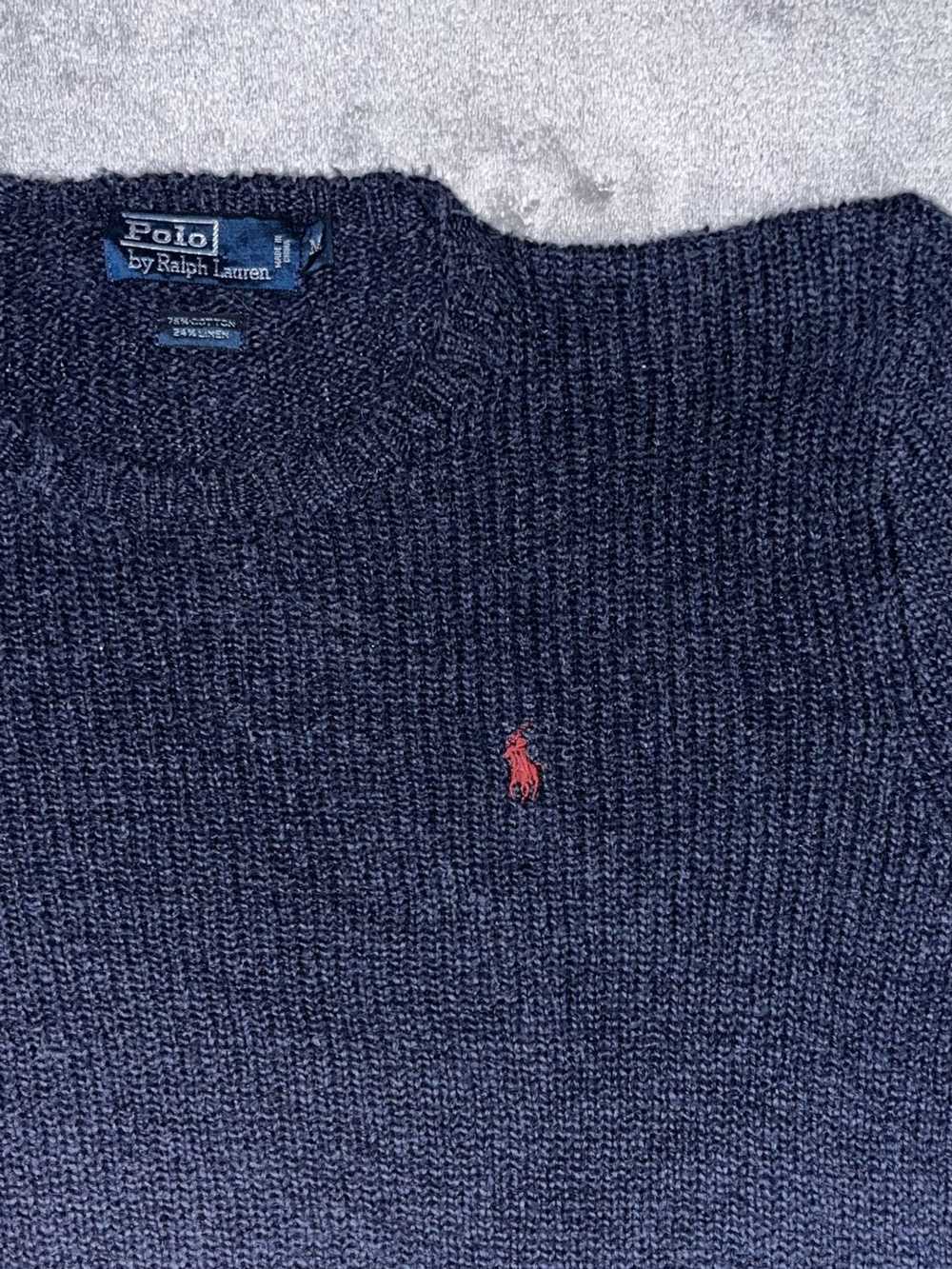 Polo Ralph Lauren Vintage 90s Polo Knit Sweater 🐎 - image 3