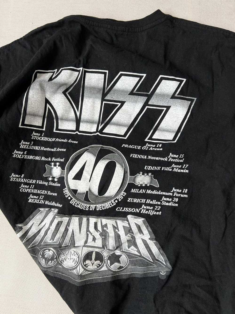 Band Tees × Kiss × Vintage Tshirt Kiss 40 years b… - image 3