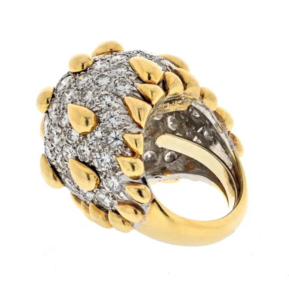 David Webb Platinum & 18K Yellow Gold Diamond Pav… - image 3