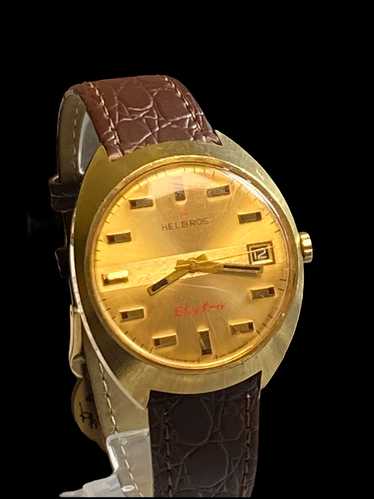 1970’s Helbros Electric Gents Dress Watch with Ori