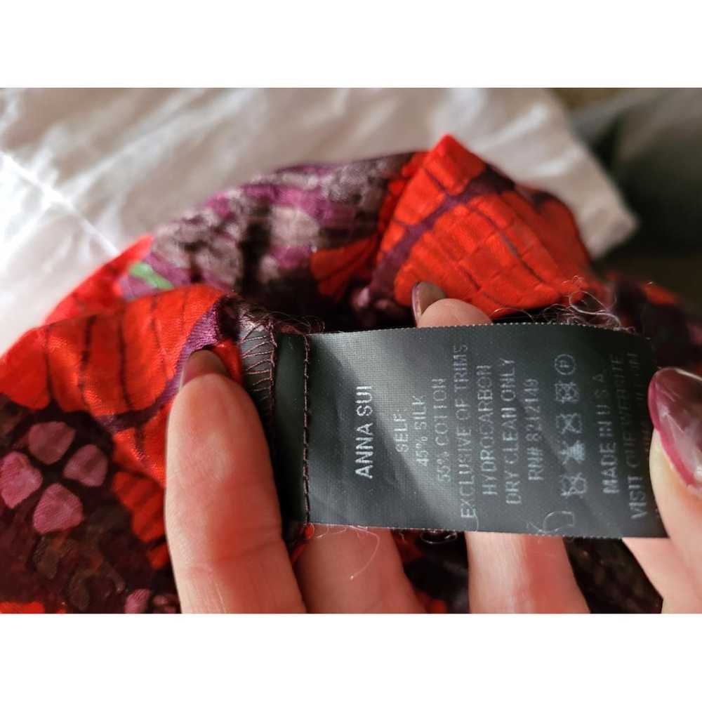 Anna Sui Silk mini dress - image 6