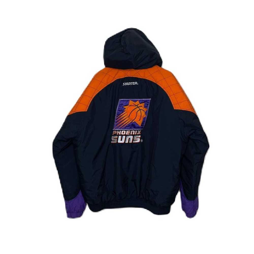 Starter Vintage 90s Phoenix Suns Starter Jacket B… - image 2