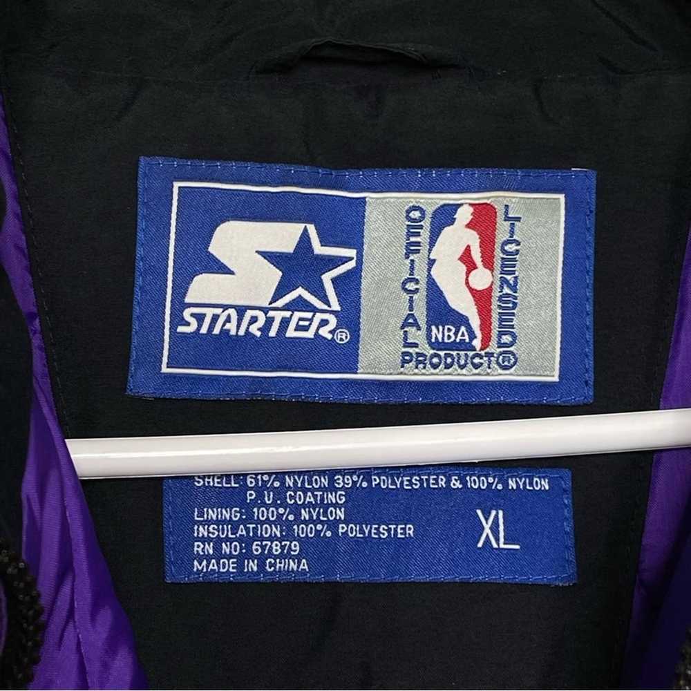 Starter Vintage 90s Phoenix Suns Starter Jacket B… - image 3