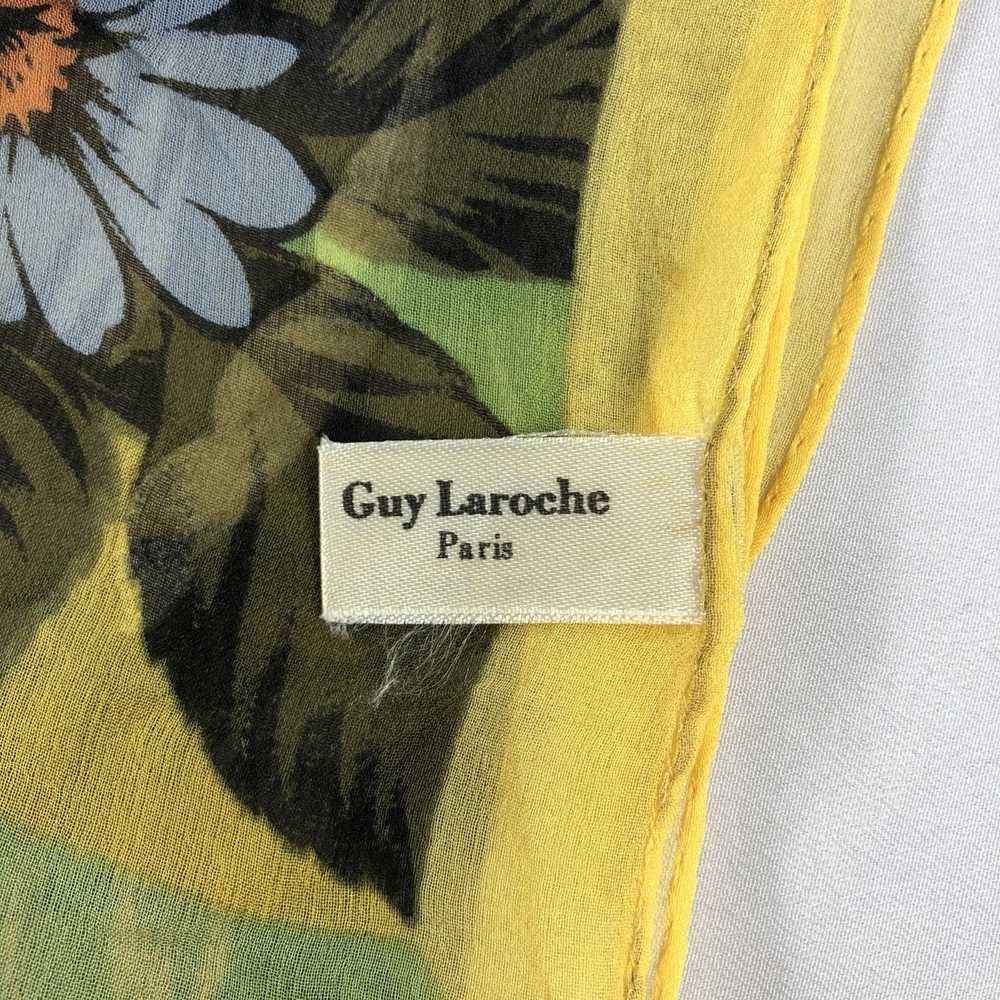 Guy Laroche Vintage Guy Laroche Silk Scarf - image 6