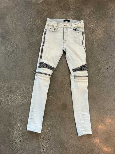 Amiri Amiri MX2 Bandana Zip Knee Jeans Size 31 - image 1