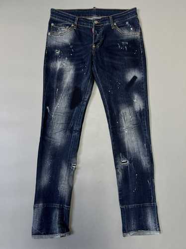 Dsquared2 Dsquared Distressed Jeans Blue Denim Pai