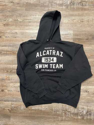 Vintage alcatraz swim team hoodie