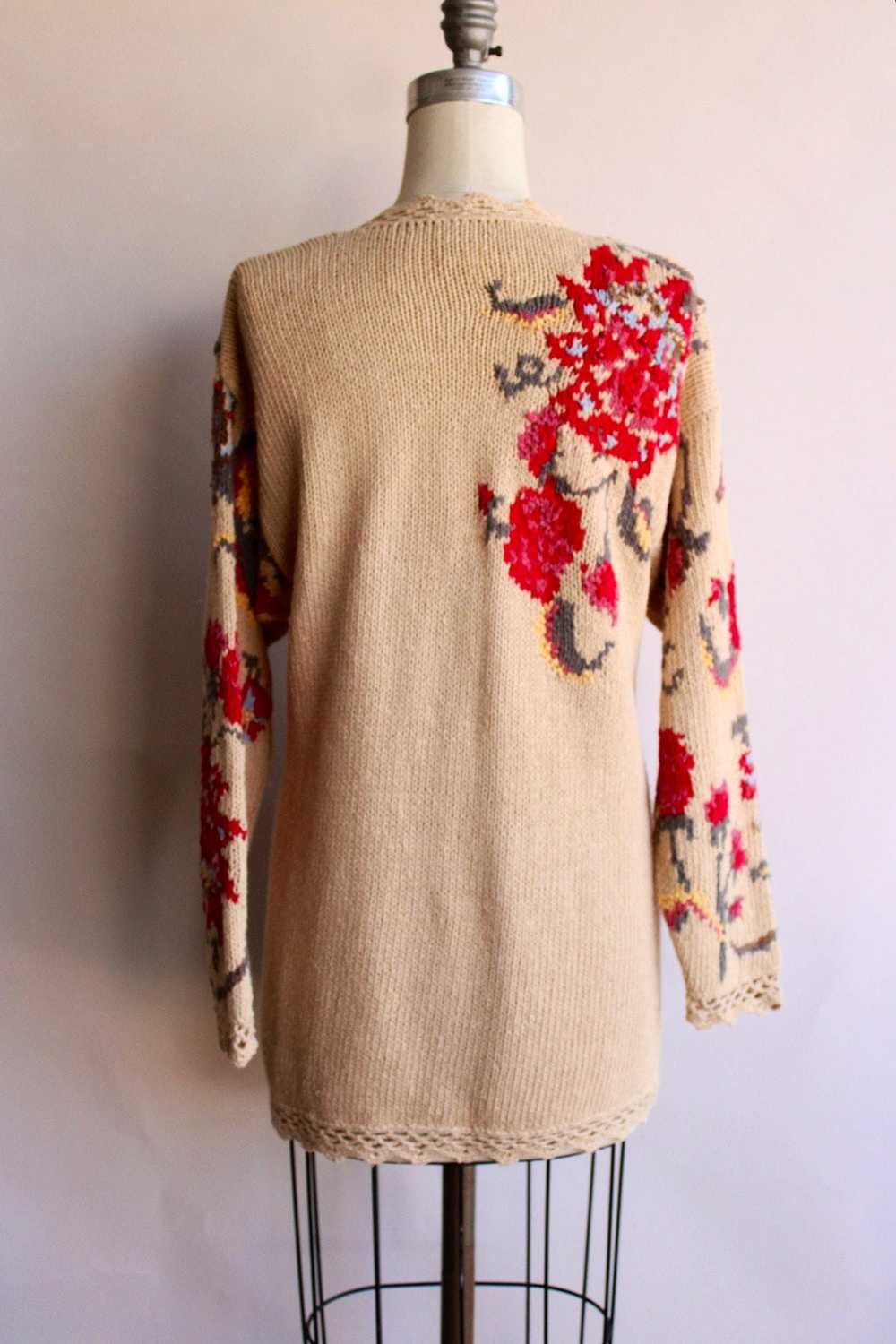 Vintage Vintage 1990s Cardigan Sweater / Susan Br… - image 8