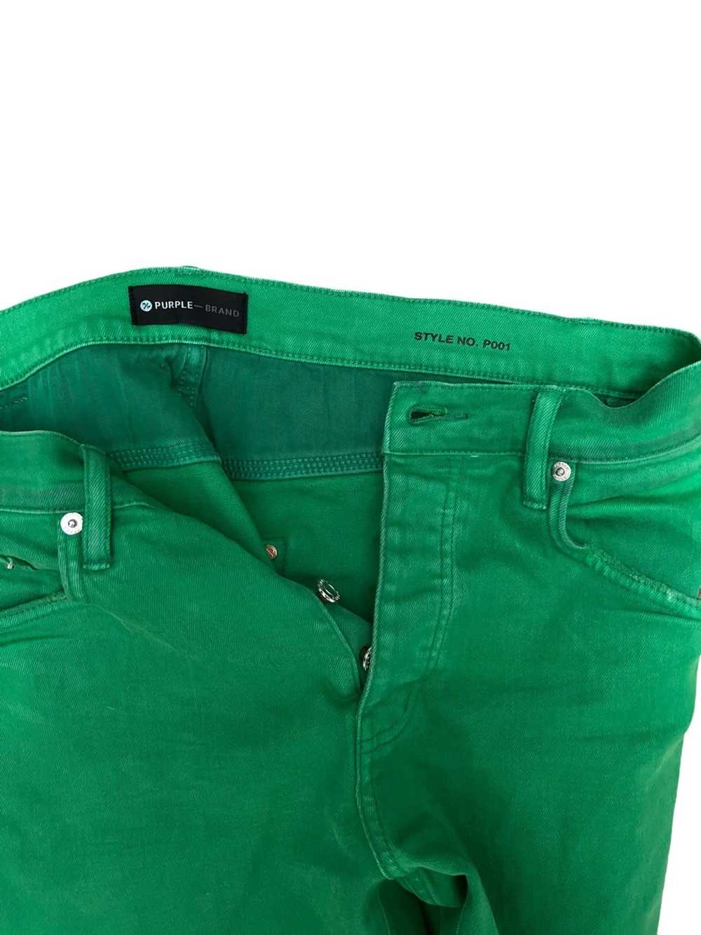 Purple Brand Purple Brand Green Denim Jeans - image 2