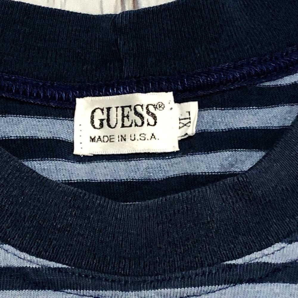 Guess Vintage 90's Guess Jeans USA Blue Striped P… - image 5