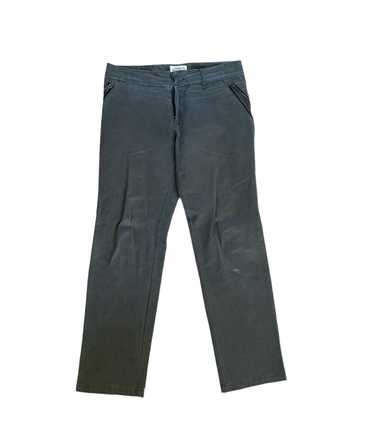 Plus Size Vintage Black Pinstripe Pants Suit, Long Wrap Jacket VFG