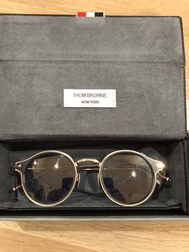 Thom Browne Grey/gold Sunglasses