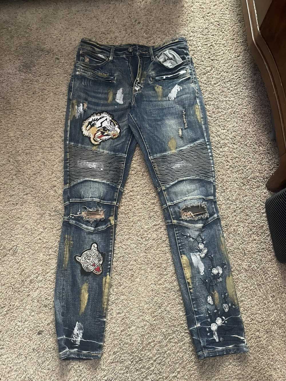 Other Cool ass jeans with animal patches - image 2