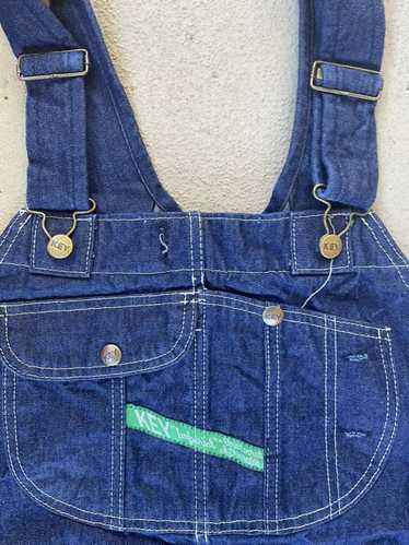 Overalls × Vintage Key bib overalls