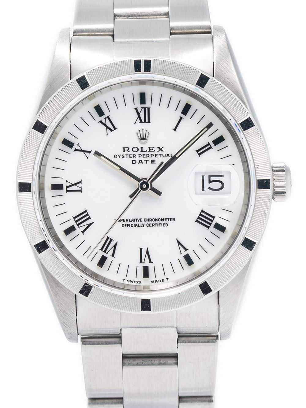Rolex 1992 pre-owned Oyster Perpetual Date 34mm -… - image 2