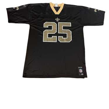 NFL Players New Orleans Saints #25 Reggie Bush Jersey Shirt Men's Size XXL  2XL