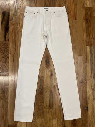 Dior Dior Long Slim Denim Jeans White Size 30