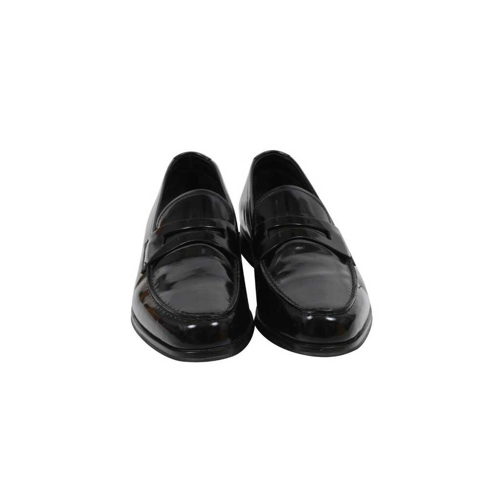 Prada Black Smooth Leather Penny Loafers - 01773 - image 2