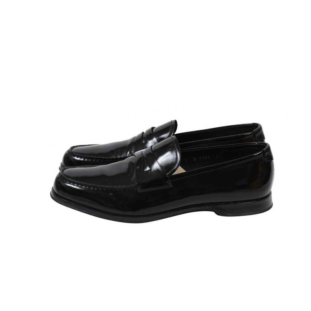 Prada Black Smooth Leather Penny Loafers - 01773 - image 4