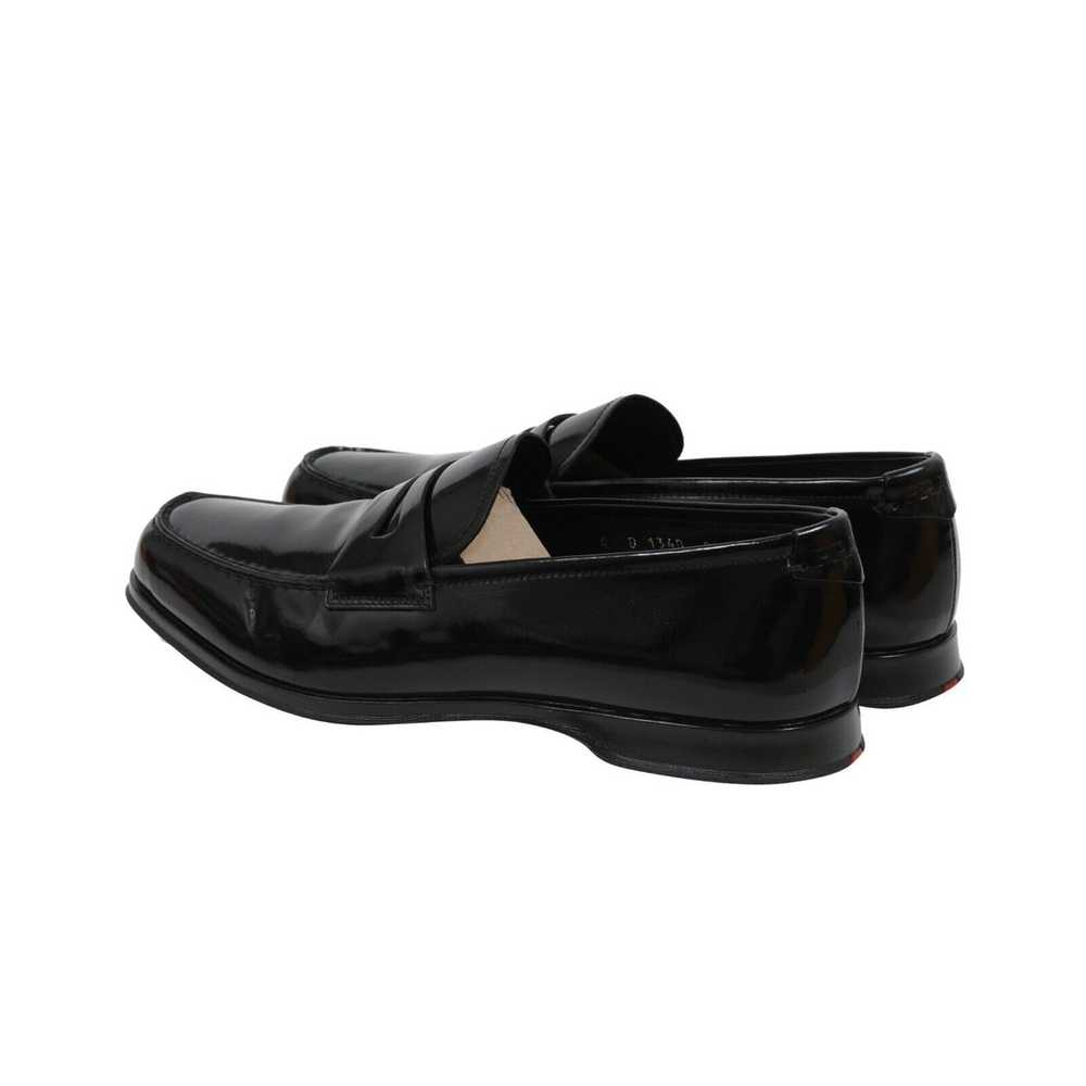 Prada Black Smooth Leather Penny Loafers - 01773 - image 5
