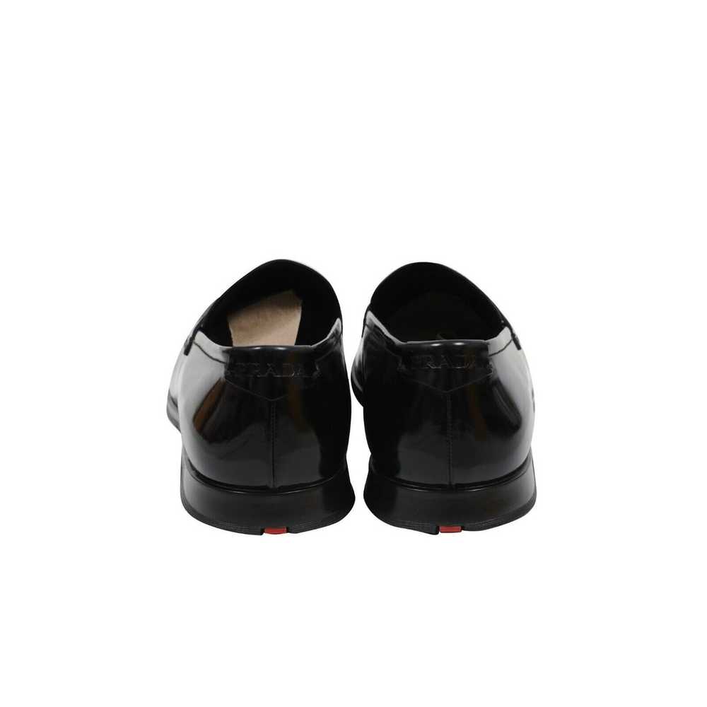 Prada Black Smooth Leather Penny Loafers - 01773 - image 6
