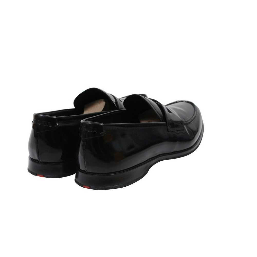 Prada Black Smooth Leather Penny Loafers - 01773 - image 7