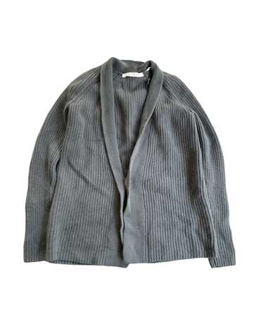 Louis Vuitton Grey & Black Leather Knit Jacket — UFO No More
