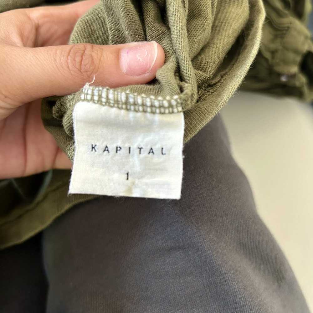 Kapital Kapital mock neck with drop puff sleeves - image 4