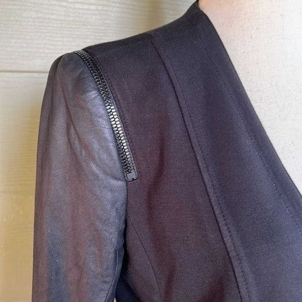 Theory Theory “Yaisa Classical” Jacket with Leath… - image 3