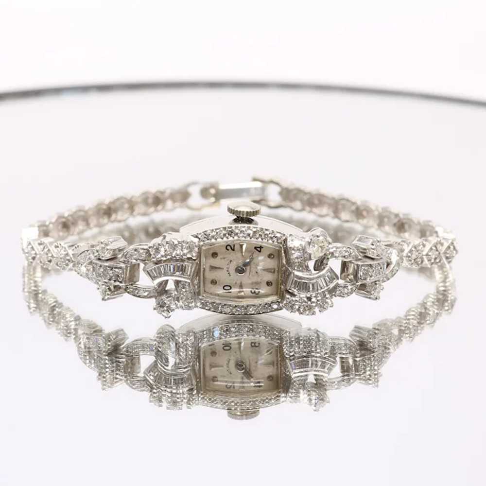 Lady's Art Deco Platinum & Diamond Watch - image 7