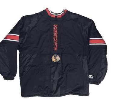 Chicago Blackhawks Red Vintage Starter Jacket, Medium