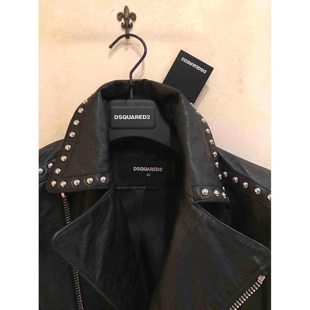 Dsquared2 Leather biker jacket - image 3