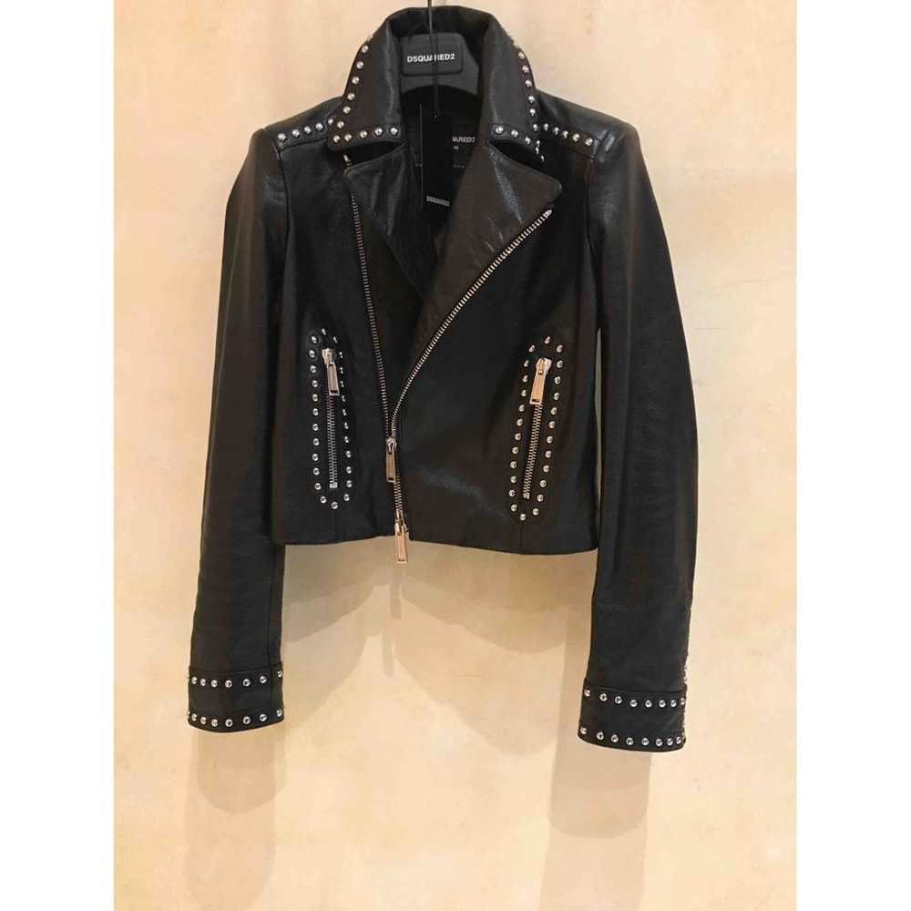 Dsquared2 Leather biker jacket - image 4