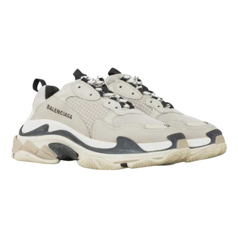 Balenciaga Triple S cloth trainers - image 1