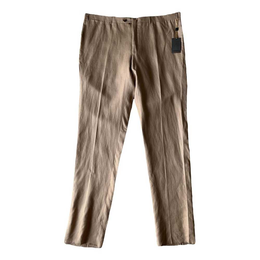 Canali Linen trousers - image 1