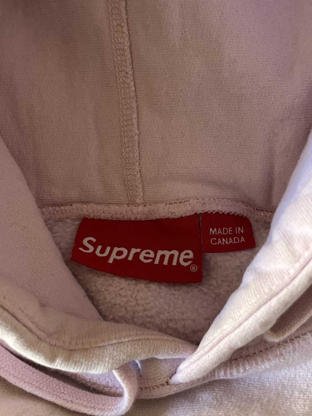 Supreme Supreme pink embossed logo hoodie - image 2