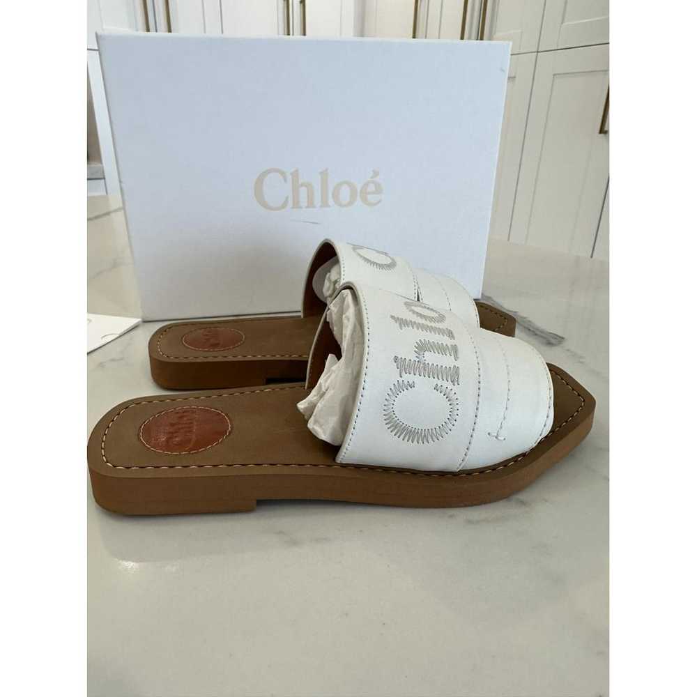 Chloé Woody leather sandal - image 5