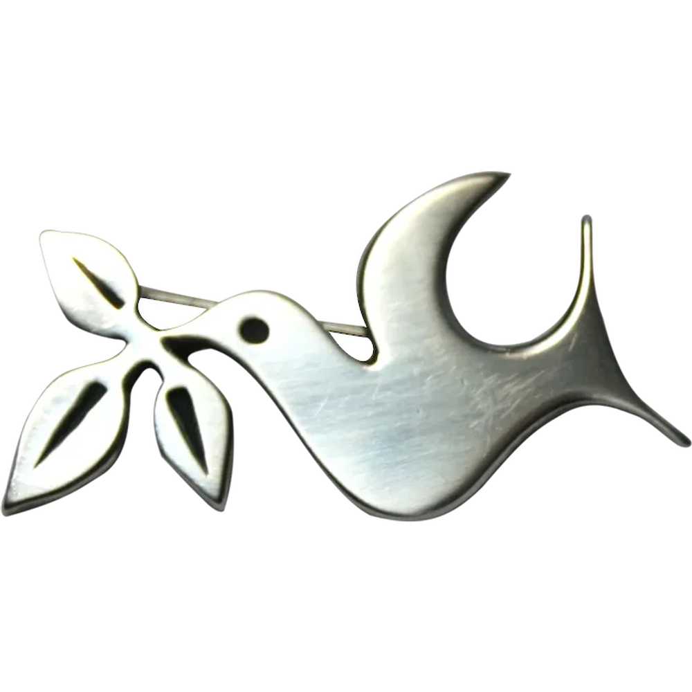 James Avery Peace Dove Brooch, Sterling Silver - image 1