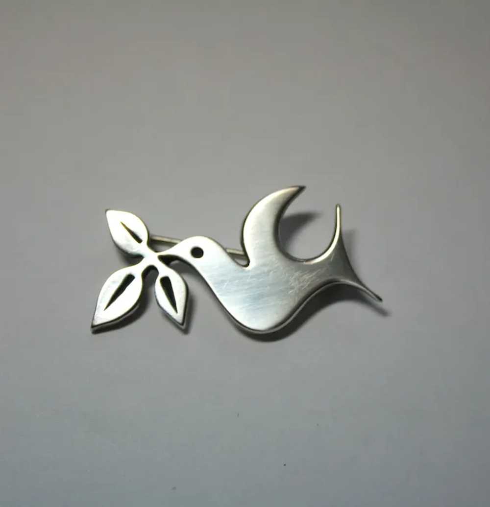 James Avery Peace Dove Brooch, Sterling Silver - image 4