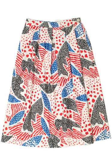 Vintage Red White & Blue Maxi Skirt - image 1