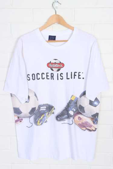 BIG BALL SPORTS 1996 "Soccer Is Life" Front Back S