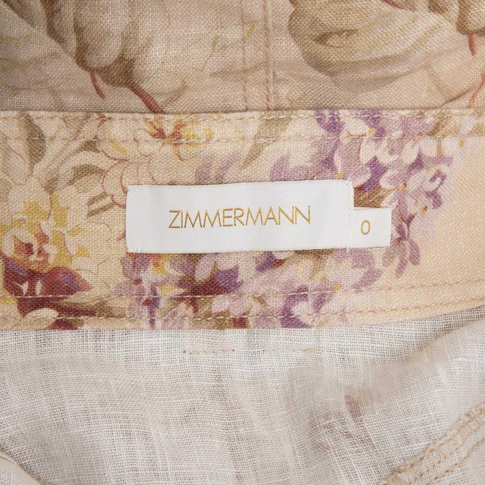 Zimmermann Linen mini skirt - image 3