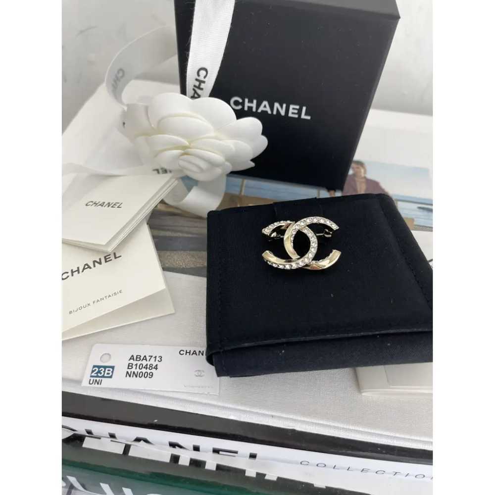 Chanel Cc crystal pin & brooche - image 2